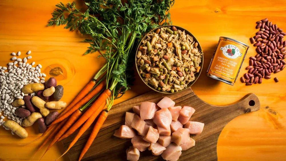 Fromm Four Star Shredded Grain Free Chicken in Gravy Entree Canned Dog Food - Image 2