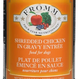 Fromm Four Star Shredded Grain Free Chicken in Gravy Entree Canned Dog Food