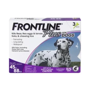 Frontline Plus Flea & Tick Treatment for Dogs & Puppies (45
