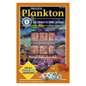 Frozen Plankton Fish Food (30 cubes, 3.5 oz) - San Francisco Bay Brand