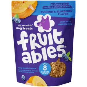 Fruitables Pumpkin & Blueberry Flavor Baked Dog Treats