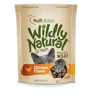 Fruitables Wildly Natural Chicken Flavor Cat Treats