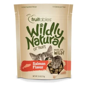 Fruitables Wildly Natural Salmon Flavor Cat Treats