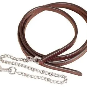 Full Double-Stitched Lead/Nickel Chain Brn
