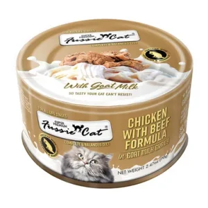 Fussie Cat Super Premium Chicken w/ Beef Formula in Goat Milk Canned Cat Food