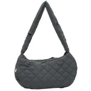 FuzzYard Life Slate Grey Quilted Sling Pet Carrier