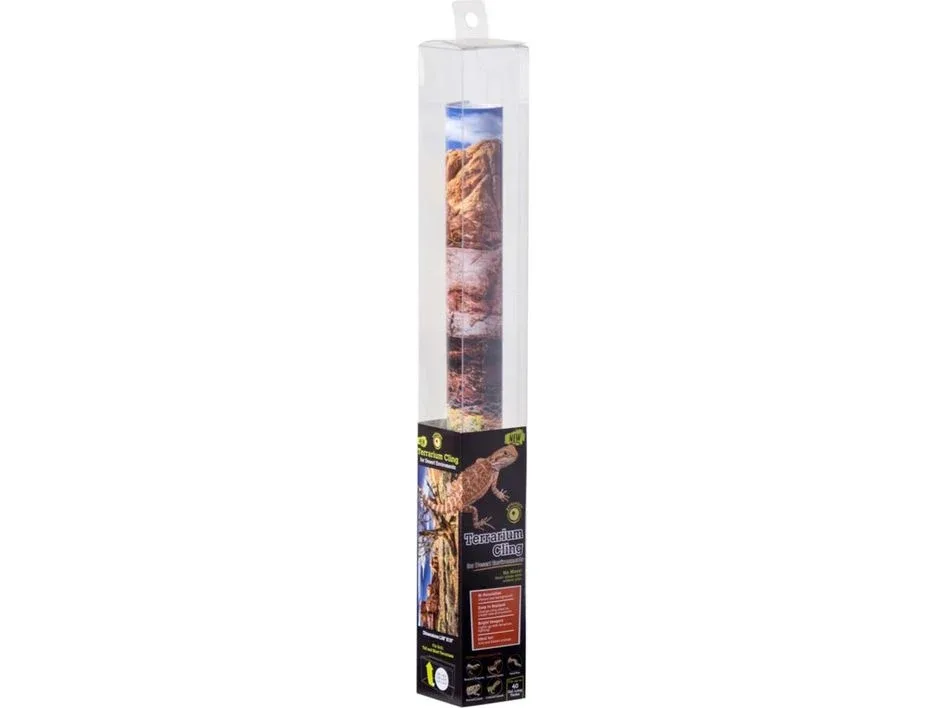 Galapagos Terrarium Cling Background Desert 15 in X 36 in