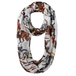Gallop Horse Infinity Scarf Southwestern Stripe