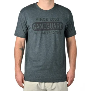 Game Guard Men's Charcoal Logo Tee