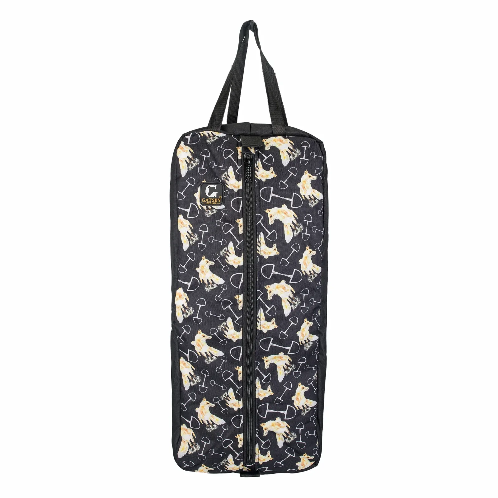 Gatsby Print Nylon Padded Bridle Halter Bag - Image 2