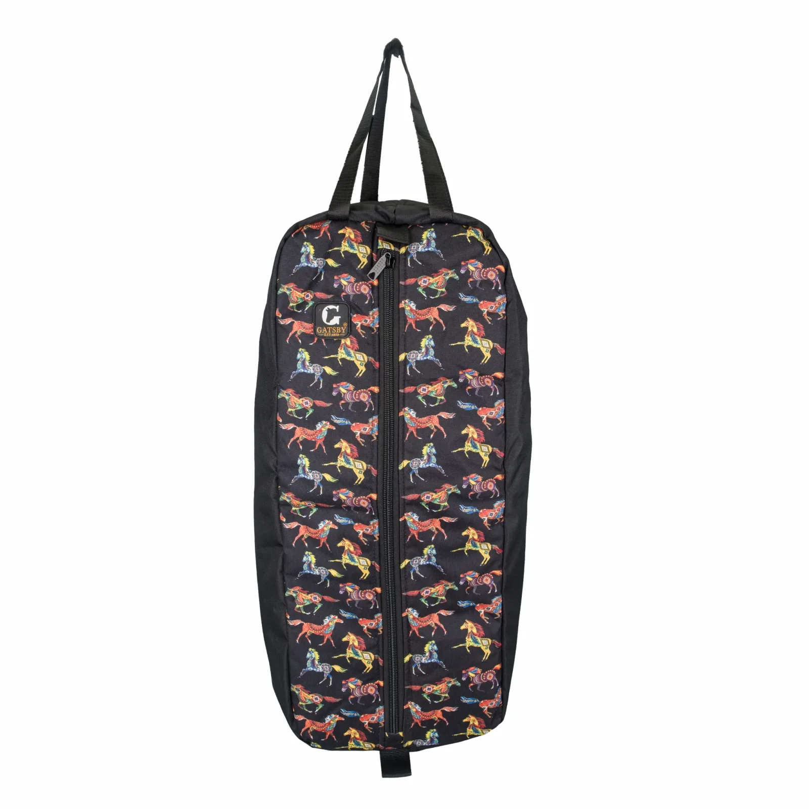 Gatsby Print Nylon Padded Bridle Halter Bag