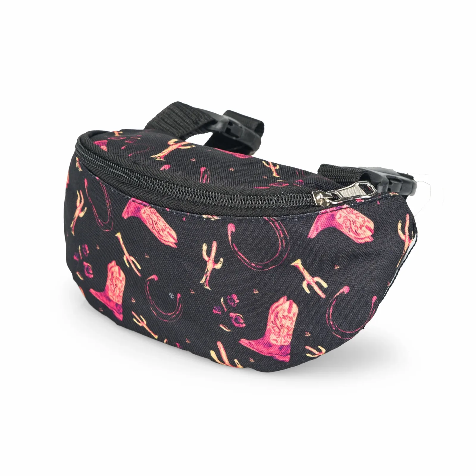 Gatsby Print Nylon Saddle Pouch - Image 2