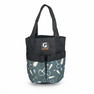 Gatsby Print Nylon Stable Tote with Mesh Bottom