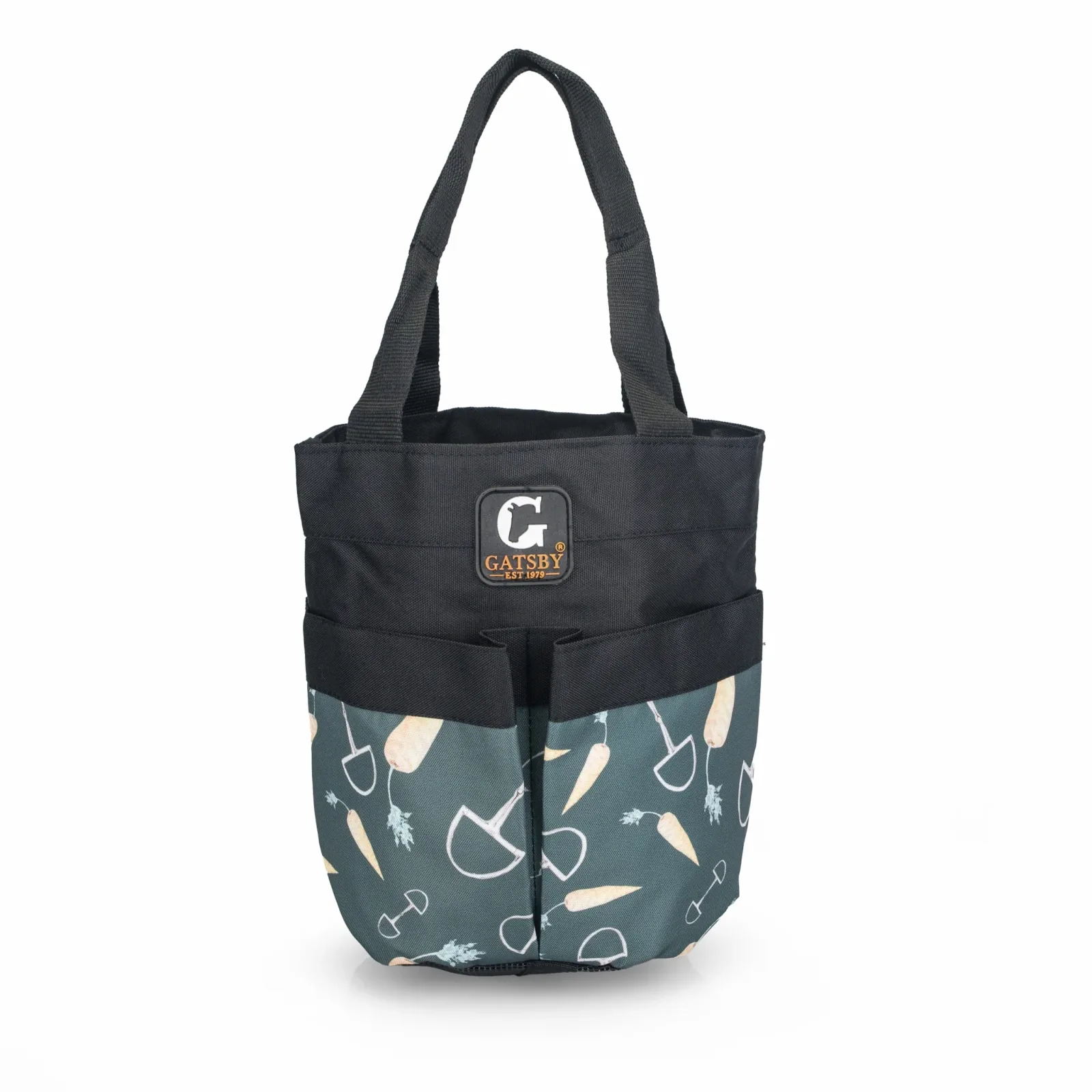 Gatsby Print Nylon Stable Tote with Mesh Bottom