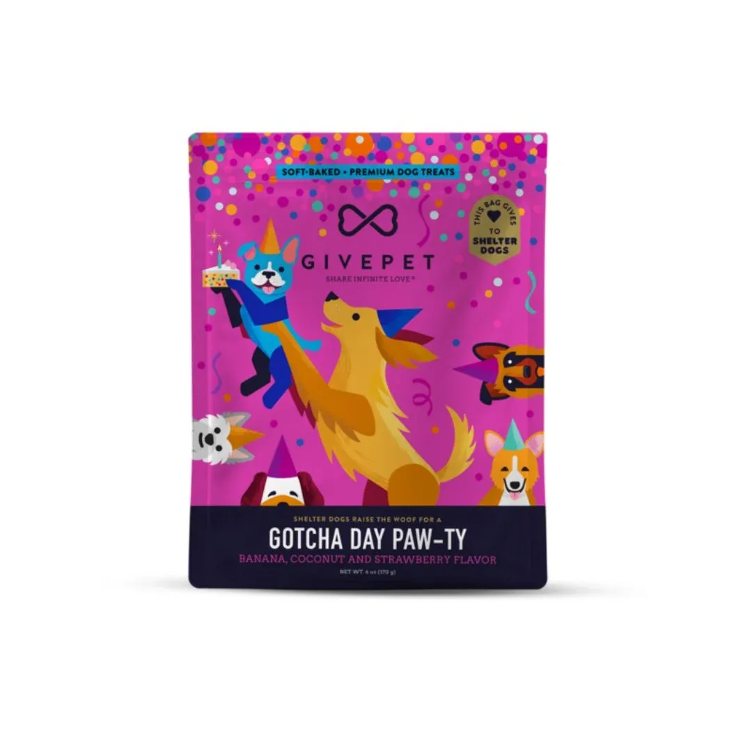 Givepet Dog Soft Baked Grain-Free Gotcha Day Pawty 6 oz