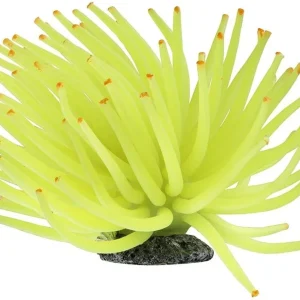 GloFish Yellow Anemone Aquarium Ornament