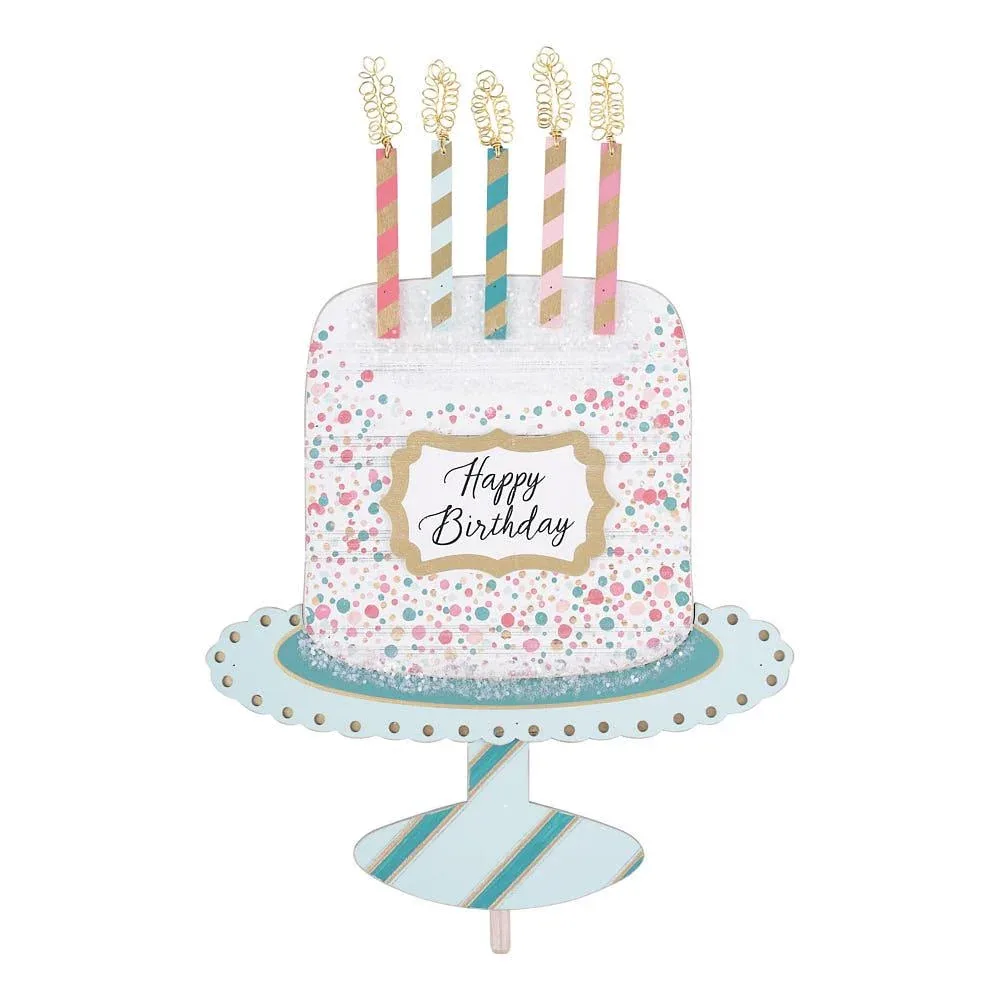 Glory Haus Fancy Happy Birthday Cake Topper