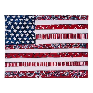 Glory Haus Inc Patriotic Flag Canvas Small