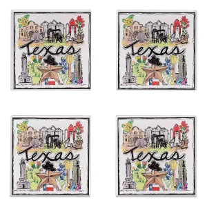 Glory Haus State of Texas Icon Coaster Set