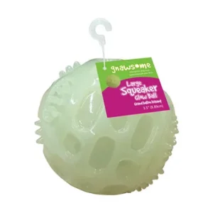 Gnawsome Halloween Glow Ball Dog Toy