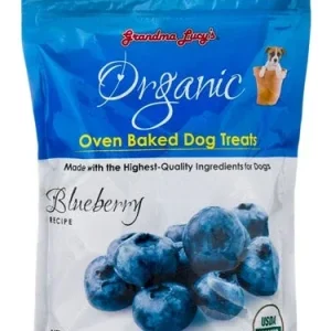Grandma Lucys Dog Organic Baked Blueberry Dog Treat 14 oz