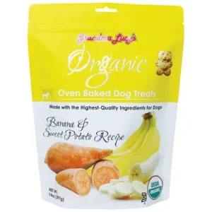 Grandma Lucy's Organic Banana & Sweet Potato Recipe Oven Baked Dog Treats