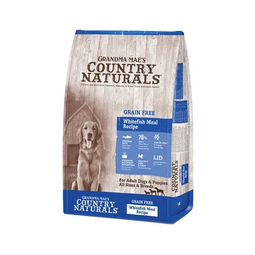 Grandma Mae's Country Naturals Grain Free Dry Dog Food Fish 4lb - Image 2