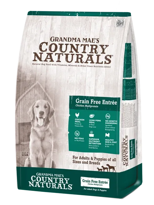 Grandma Mae's Country Naturals Premium All Natural Grain Free Dry Dog Food High-Protein Chicken 4lb - Image 2