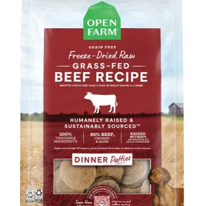 Grass-Fed Beef Freeze Dried Raw Patties for Dogs