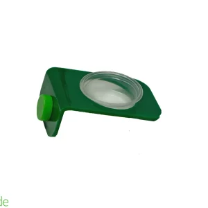 Green Magnetic Lizard Ledge with Feeding Cup