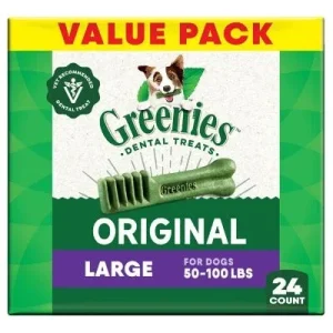 Greenies Dental Dog Treats for Large Dogs 50-100 lb