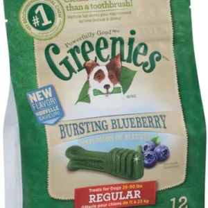 Greenies Dog Dental Treats Blueberry 1ea/12 oz, 12 ct, Regular