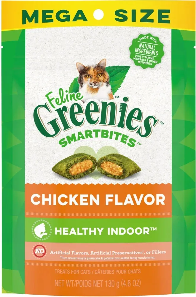 Greenies Smartbites Hairball Control Chicken Cat Treats - Image 2