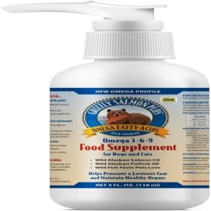 Grizzly Salmon Oil Omega-3 Cat Food Supplement