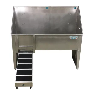 Groomer's Best Walk-Through Tub 24" x 48" Left Drain