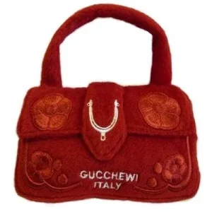 Gucchewi Red Floral Purse Plush Toy
