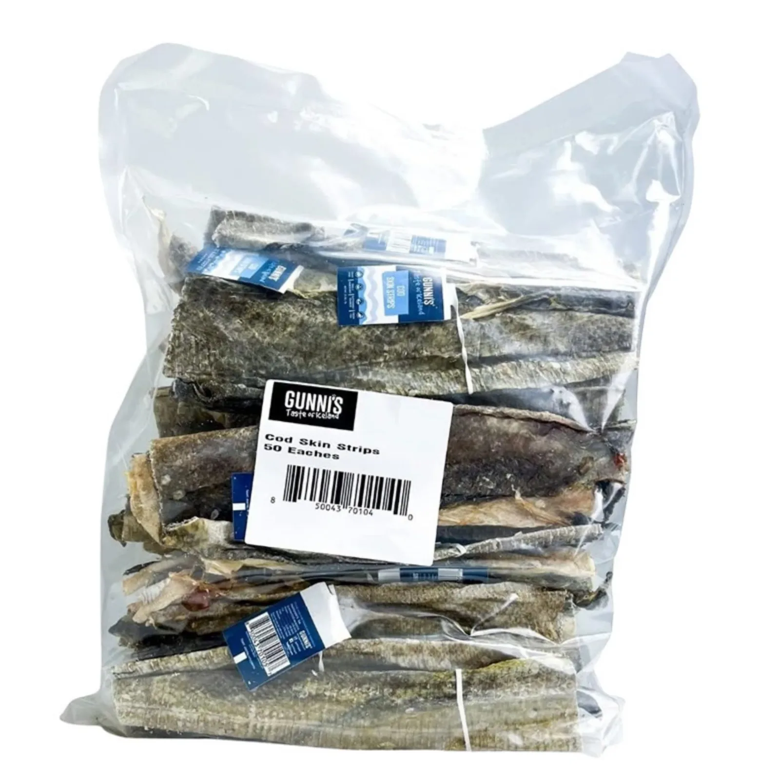 Gunnis Dog Cod Skin Strips 50 ct