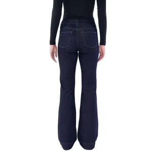Haala Denim Women's Midnight Dusk Blue Stitch Bella Trouser