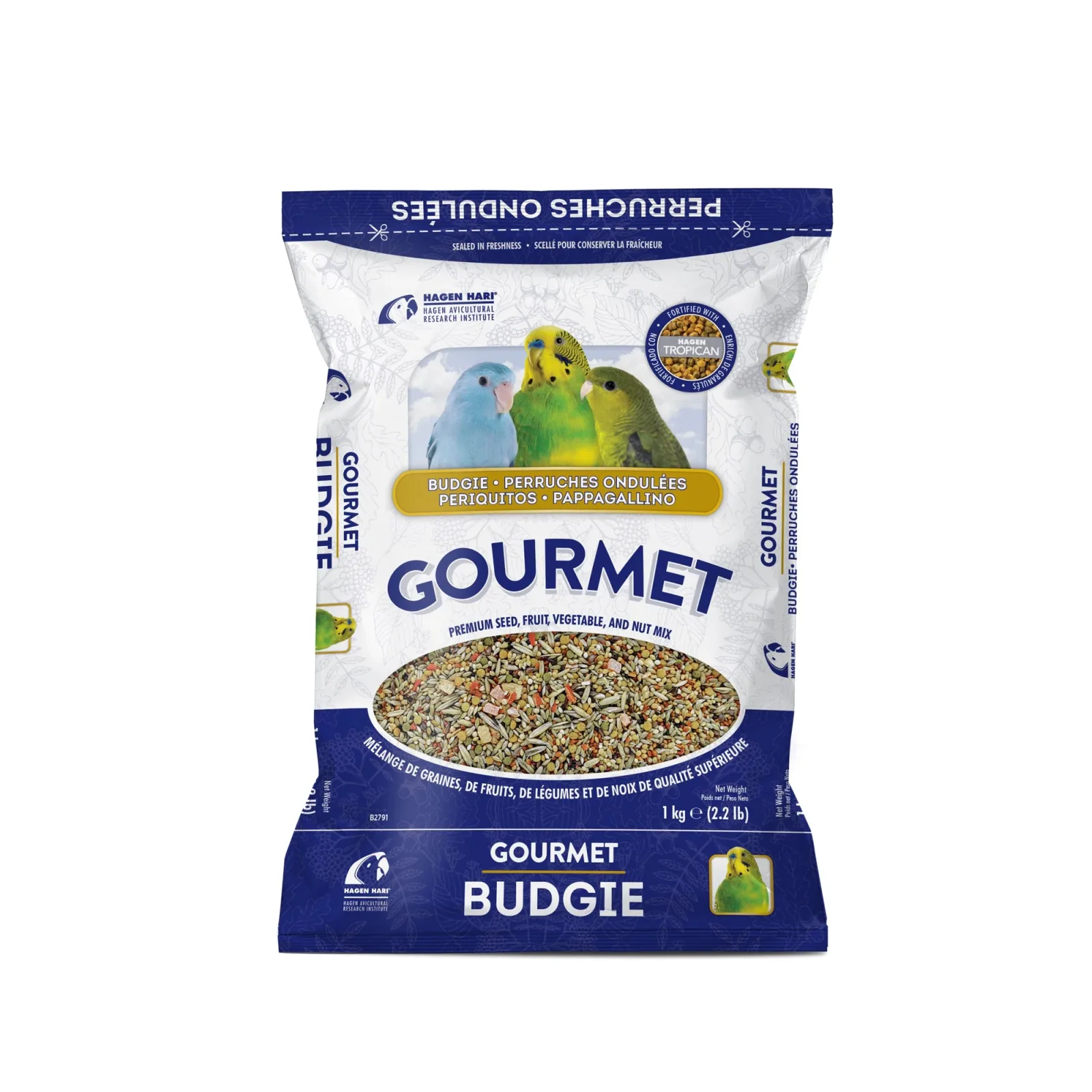 Hagen Gourmet Seed Mix for Budgies 2.2 lbs