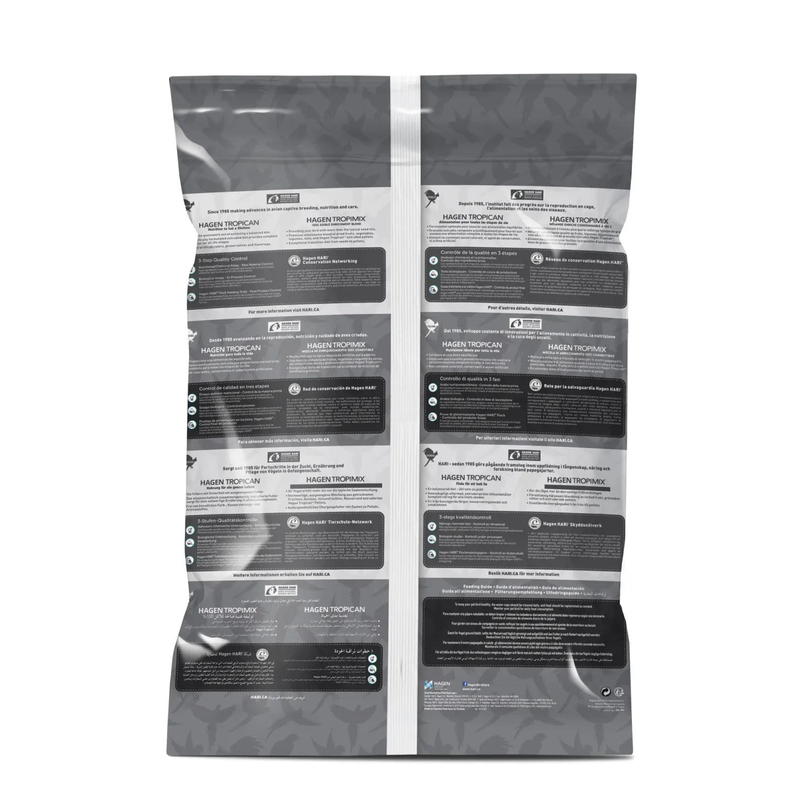 Hagen Hari Tropimix Egg Food Mix for Budgies, Canaries, Finches 8lb - 80603