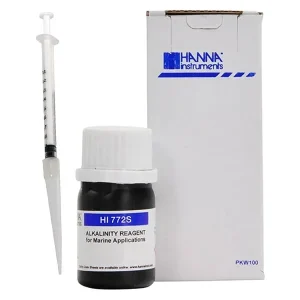 Hanna HI772-26 Alkalinity Reagents, 25 ct. for use with Hanna HI755 and HI772 Marine Alkalinity Checkers