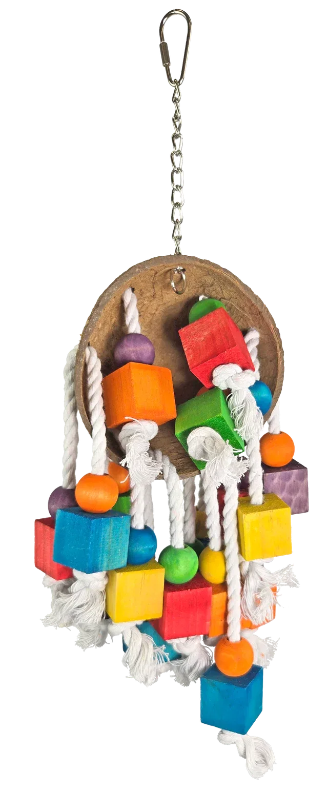 Happy Beaks Coco Loco Bird Toy, by A&E Cage Co