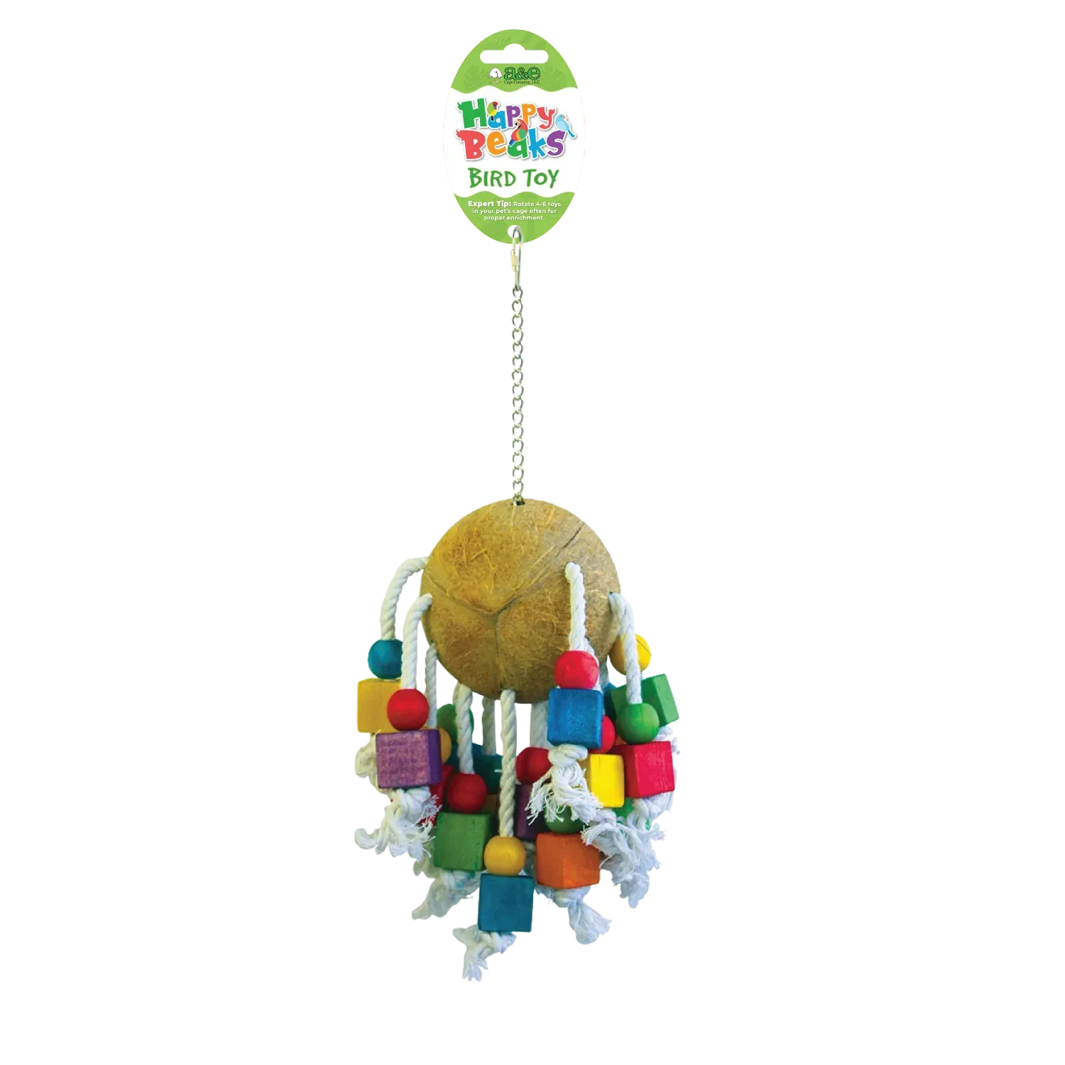 Happy Beaks Coco Loco Bird Toy, by A&E Cage Co - Image 2