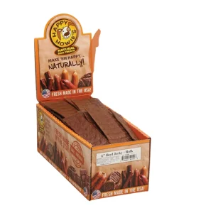 Happy Howies Dog Beef Jerky, 6 in 80 ct