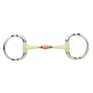 Happy Mouth Contour Copper Roller Eggbut Gag Bit