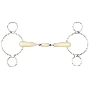 Happy Mouth Double Joint Roller 2-Ring Gag