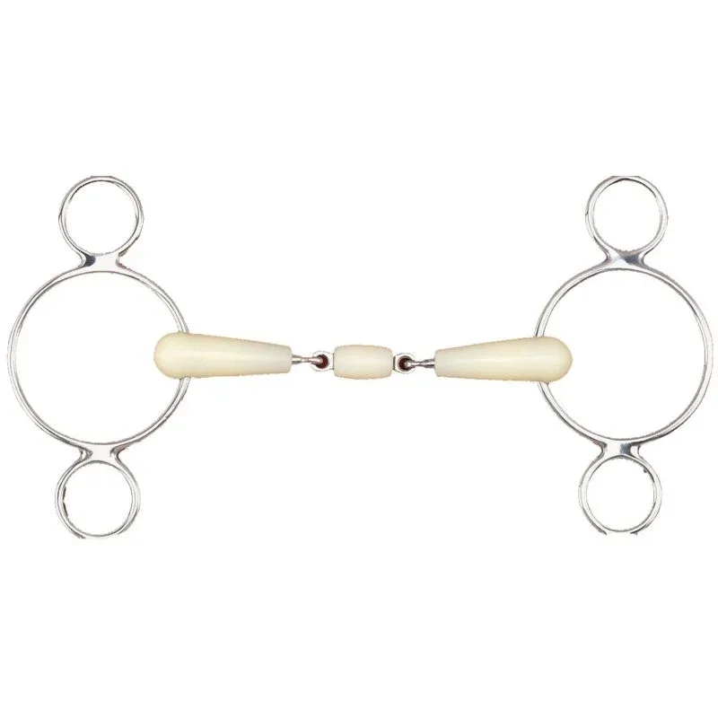 Happy Mouth Double Joint Roller 2-Ring Gag