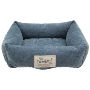 Happy Tails Comfort Driftwood Quilted Cuddler Dog Bed