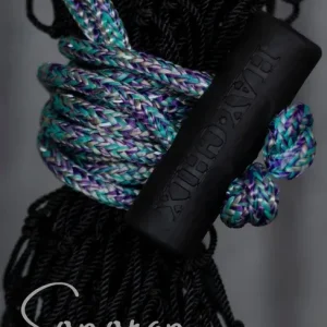 Haychix Sonoran Turquoise and Purple Half Bale 1 3/4inch Hay Net