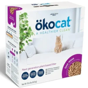 Healthy Pet Okocat Clumping Wood Litter for Long Hair Breeds
